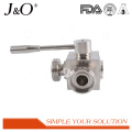 High Comment Sanitary 3 Way Male Ball Valve